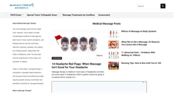 Desktop Screenshot of massagetherapyreference.com